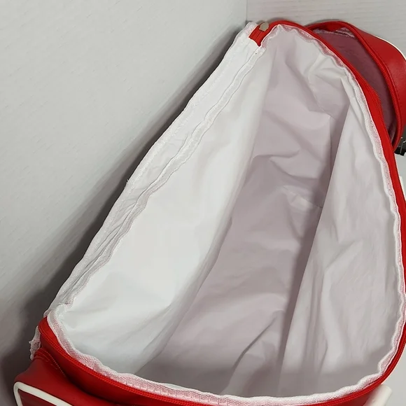 Faux Leather Red Budweiser Soft-sided Cooler Bag - Picture 7 of 12